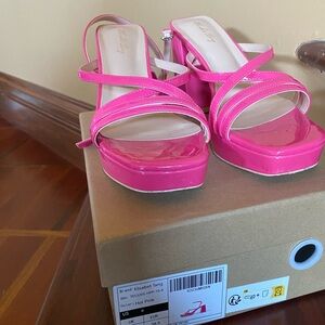 Hot Pink Platform Heels